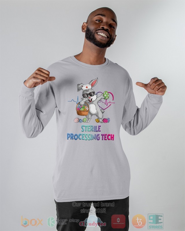 HOT Sterile Processing Tech Bunny Dabbing hoodie, shirt 52