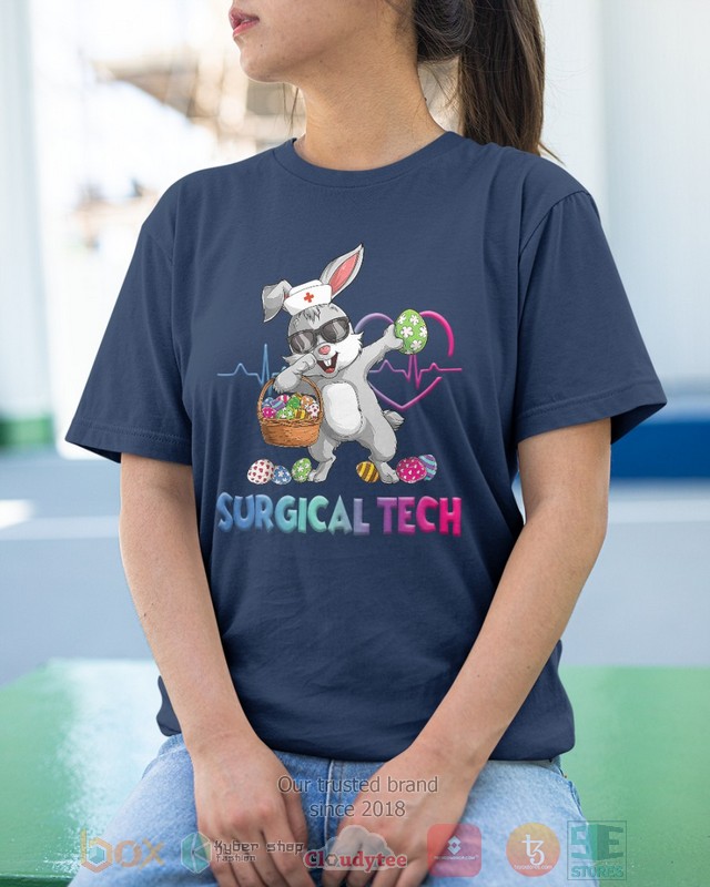 HOT Surgical Tech Bunny Dabbing hoodie, shirt 12