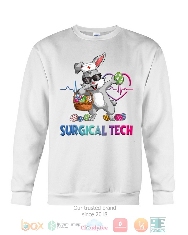 HOT Surgical Tech Bunny Dabbing hoodie, shirt 44
