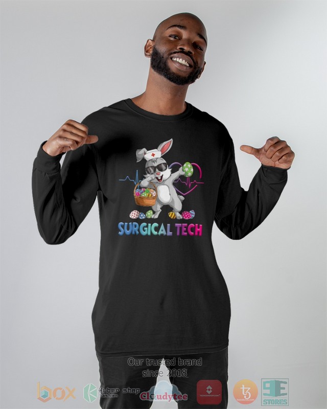 HOT Surgical Tech Bunny Dabbing hoodie, shirt 55
