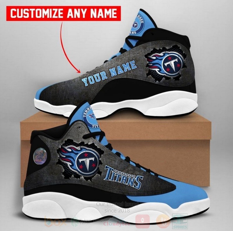TOP Tennessee Titans NFL Custom Name Jordan 13 Retro