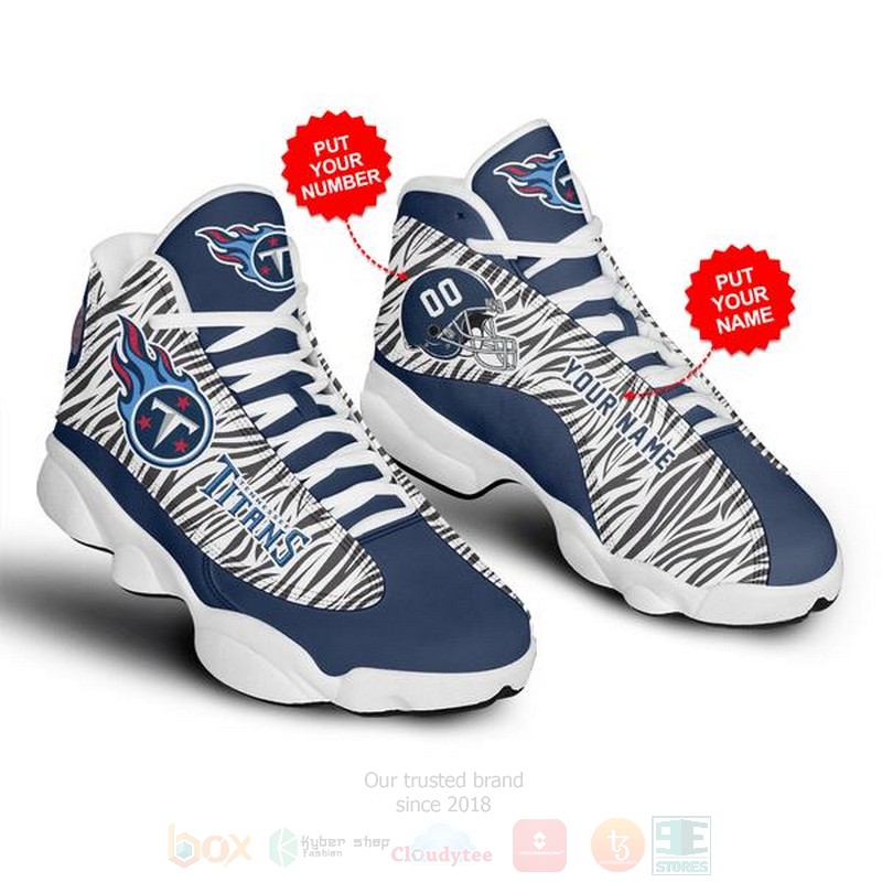 TOP Tennessee Titans NFL Personalized Jordan 13 Retro