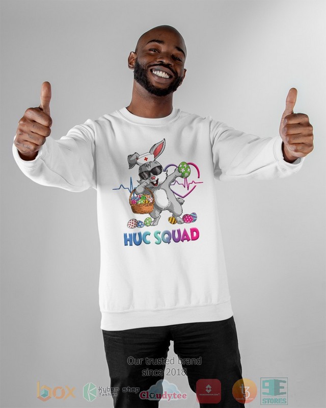 HOT HUC Squad Bunny Dabbing hoodie, shirt 11