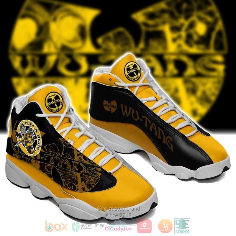 HOT Wutang Clan yellow Air Jordan 13 sneakers 2