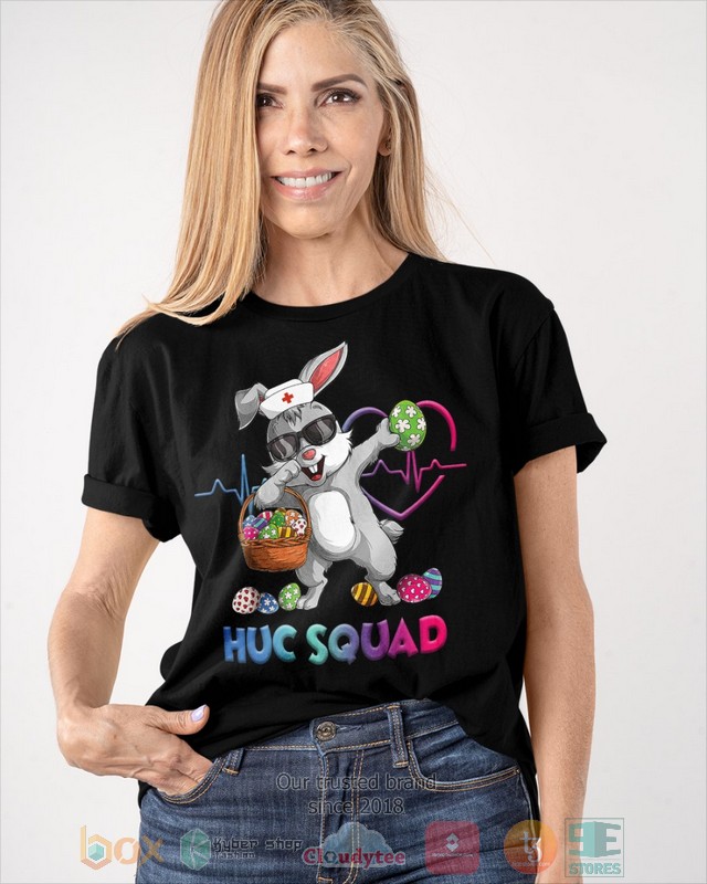 HOT HUC Squad Bunny Dabbing hoodie, shirt 50