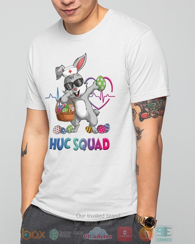 HOT HUC Squad Bunny Dabbing hoodie, shirt 43