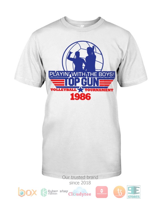 NEW Top Gun Volleyball Tournament Playin' with the boys shirt 14