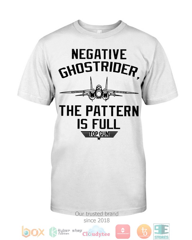 NEW Top Gun Negative Ghostrider Pattern is Full shirt 15