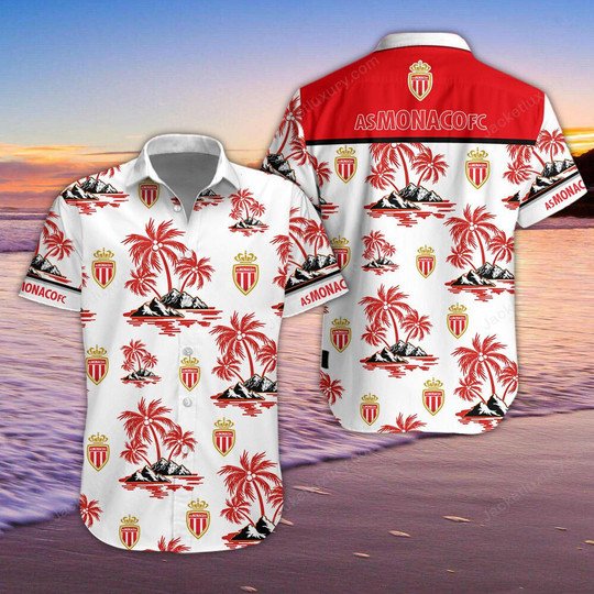 AS Monaco FC Hawaiian Shirt 5