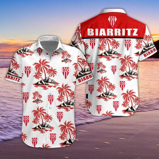 Biarritz Olympique Hawaiian Shirt 5