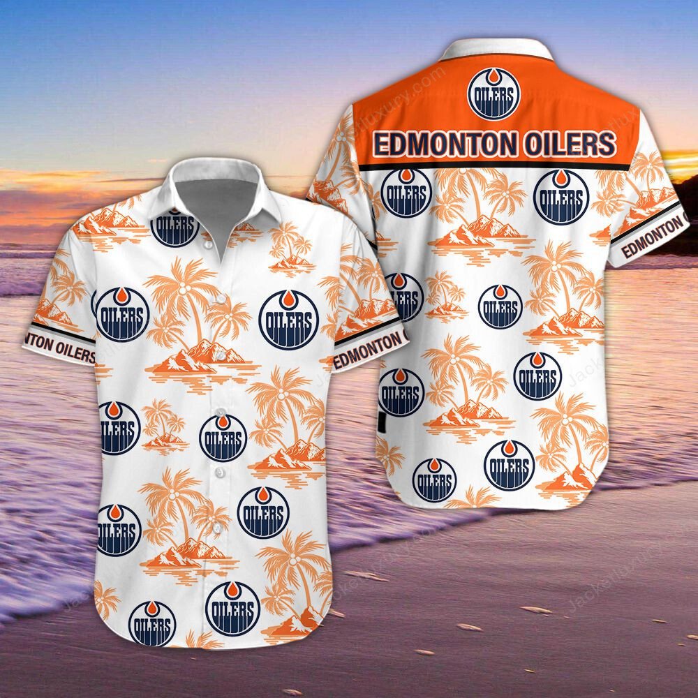 Edmonton Oilers Hawaiian Shirt 4