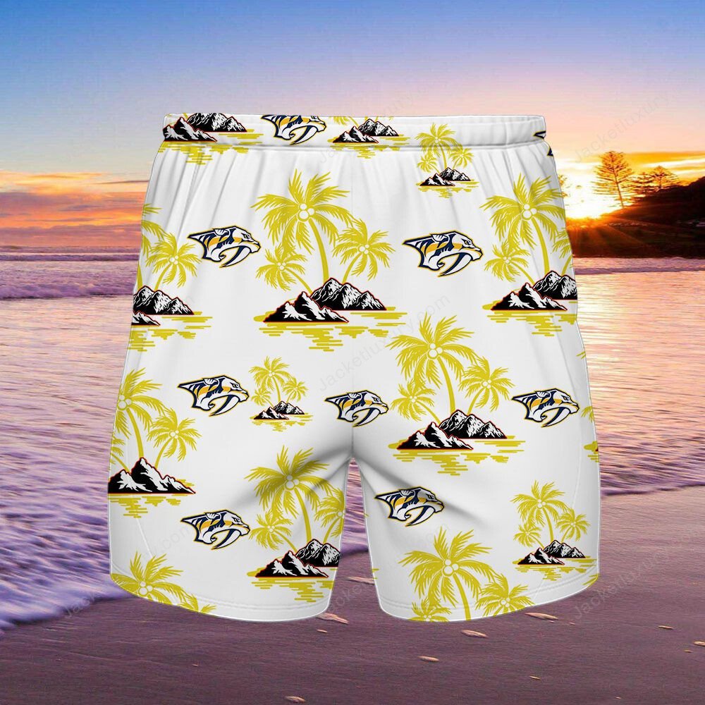 Alternative view of Nashville Predators Hawaiian Shirt
