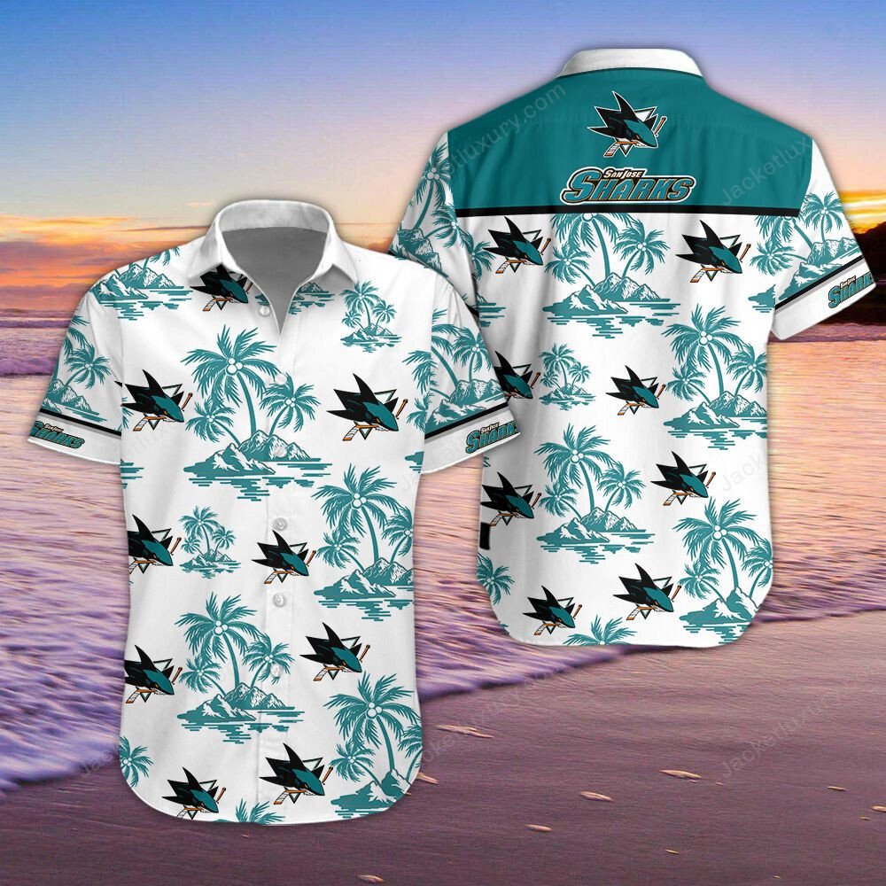 San Jose Sharks Hawaiian Shirt 4