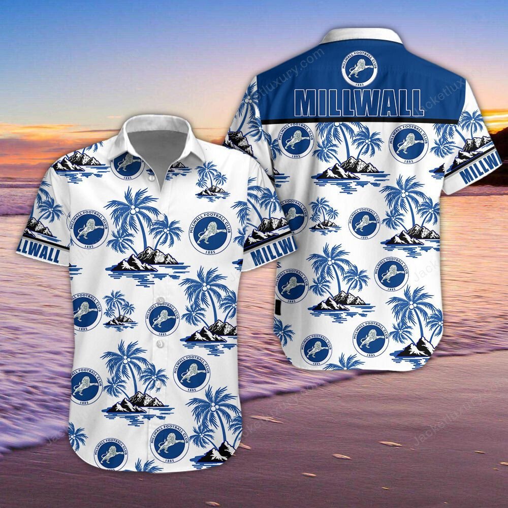 Millwall F.C 3D Hawaiian Shirt, Shorts 4