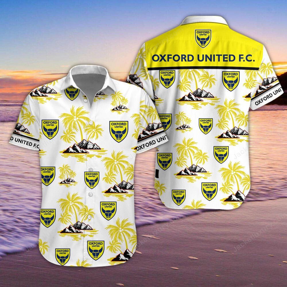 Oxford United 3D Hawaiian Shirt, Shorts 5