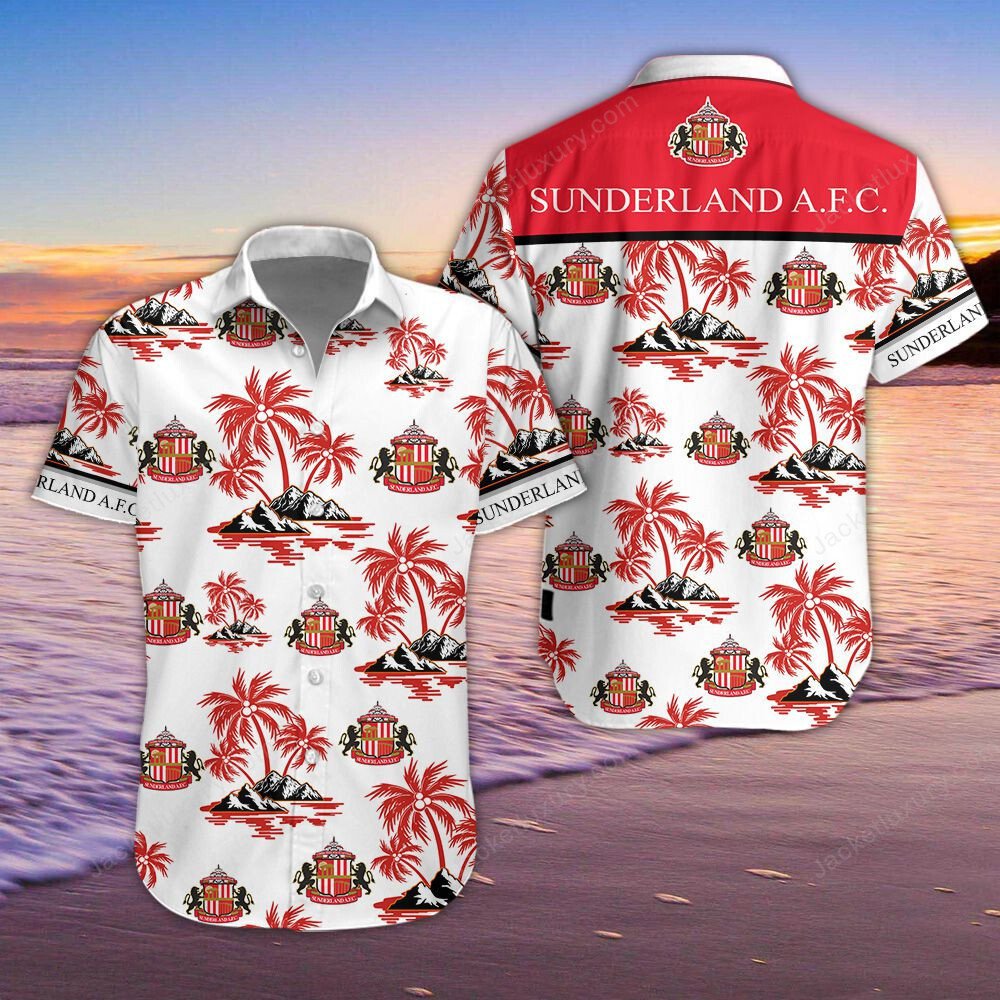 Sunderland 3D Hawaiian Shirt, Shorts 5