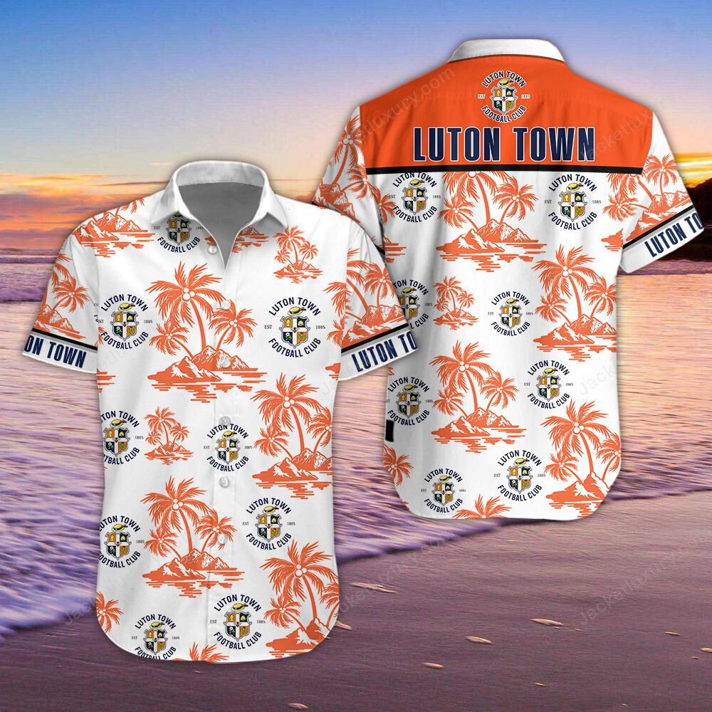 Luton Town F.C 3D Hawaiian Shirt, Shorts 4