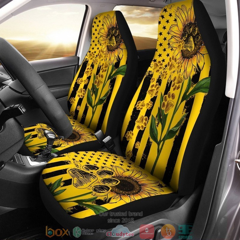 BEST Paws Sunflower You Are My Sunshine Car Seat Cover 8