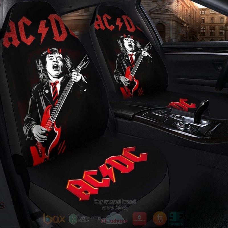 HOT AC DC Rock Music Band Celebrity Car Seat Cover 3