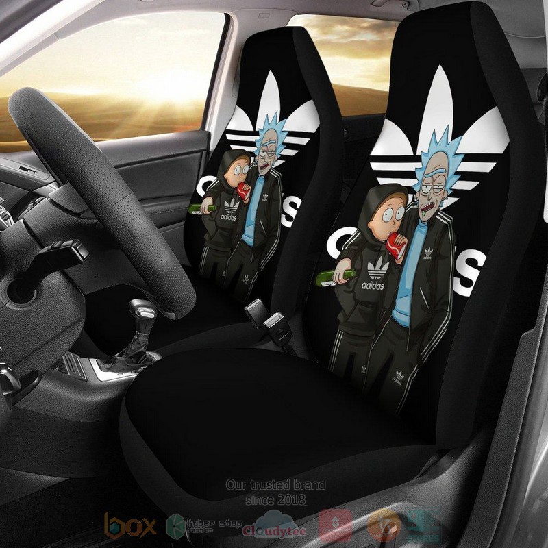 BEST Adidas Rick And Morty Car Seat Covers 8
