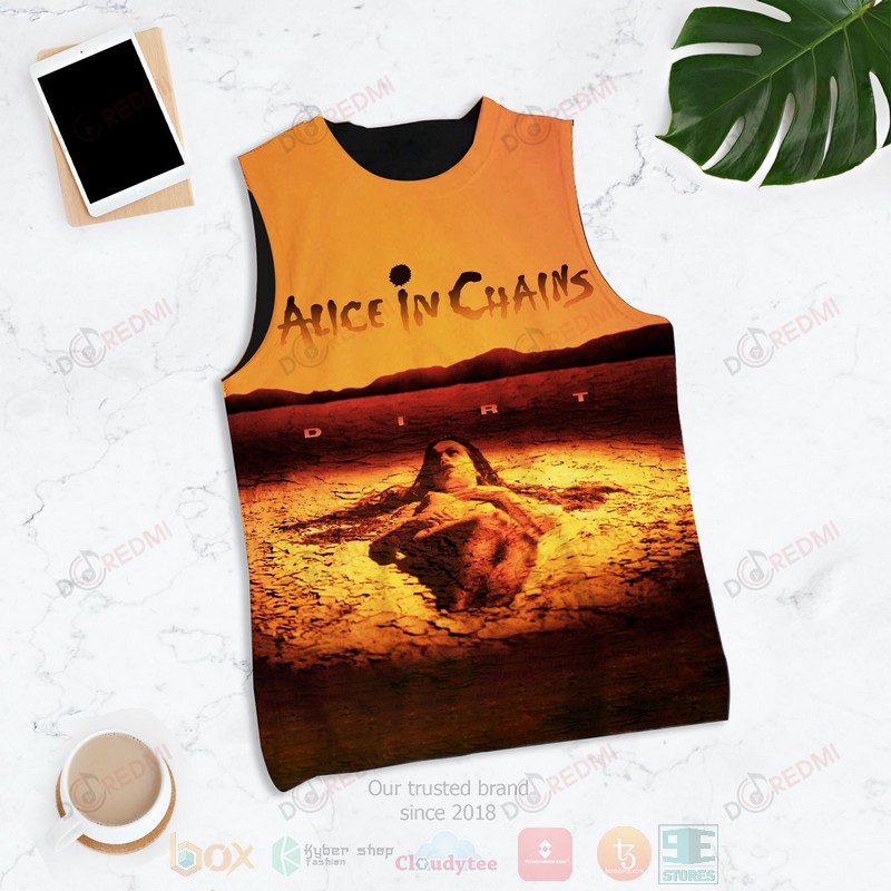 HOT Alice In Chains Dirt 3D Tank Top 6