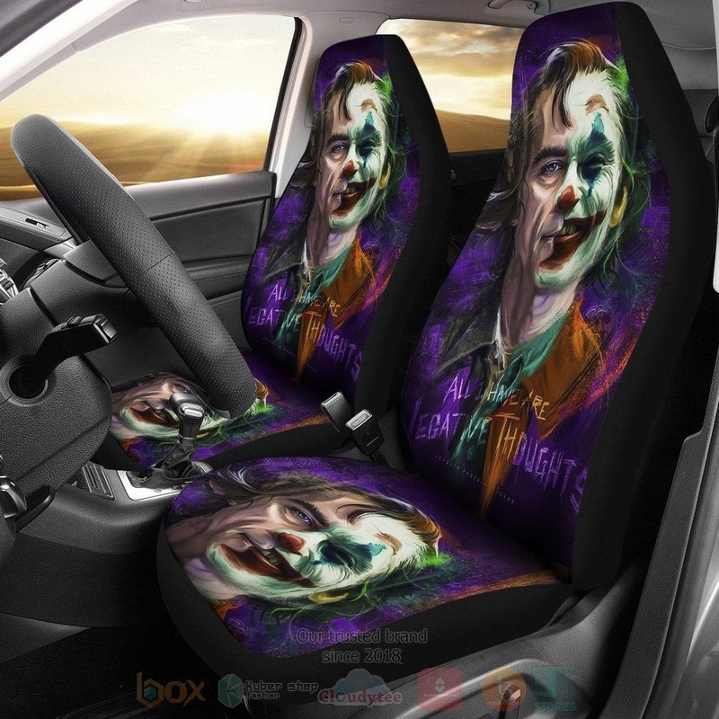 HOT All I Have Are Negative Thoughts Joker 2019 Movie Car Seat Cover 8