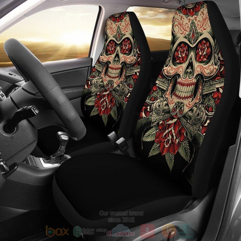 HOT And Roses Art Design Car Seat Cover 9