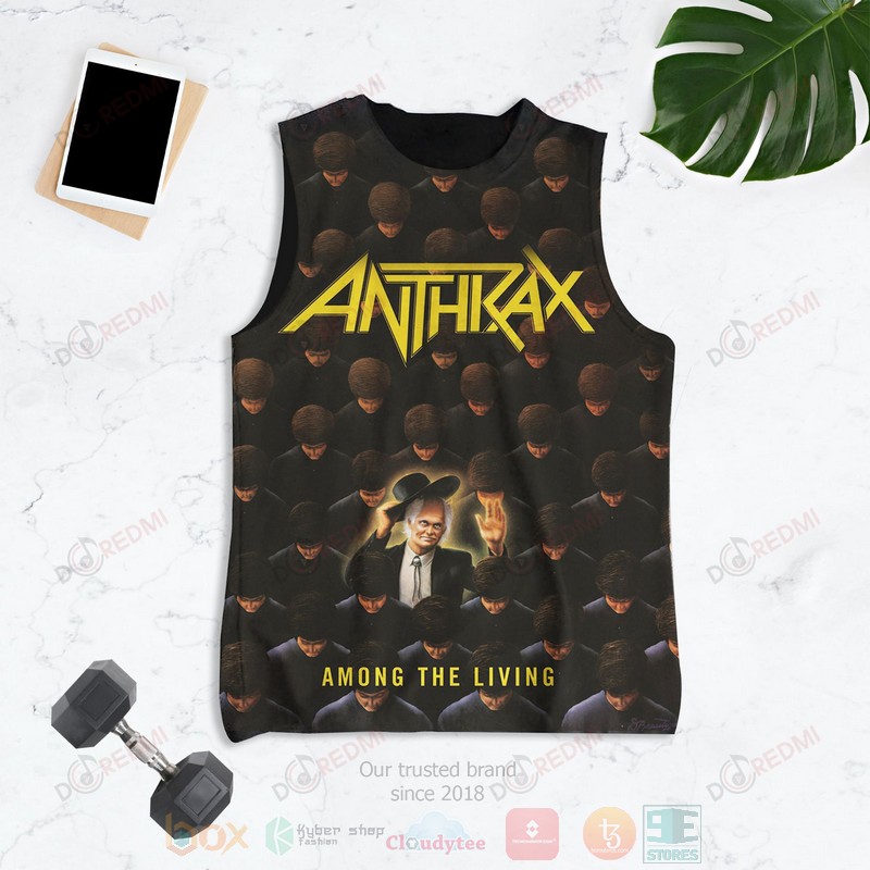 HOT Anthrax Among the Living 3D Tank Top 6