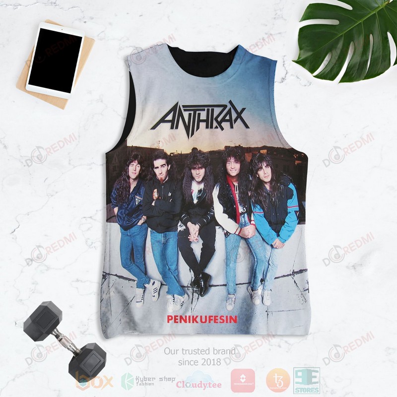 HOT Anthrax Persistence of Time 3D Tank Top 2