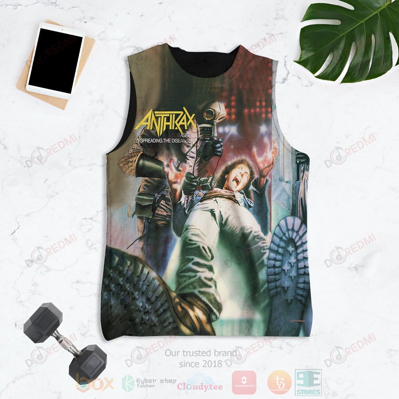 HOT Anthrax For All Kings 3D Tank Top 2