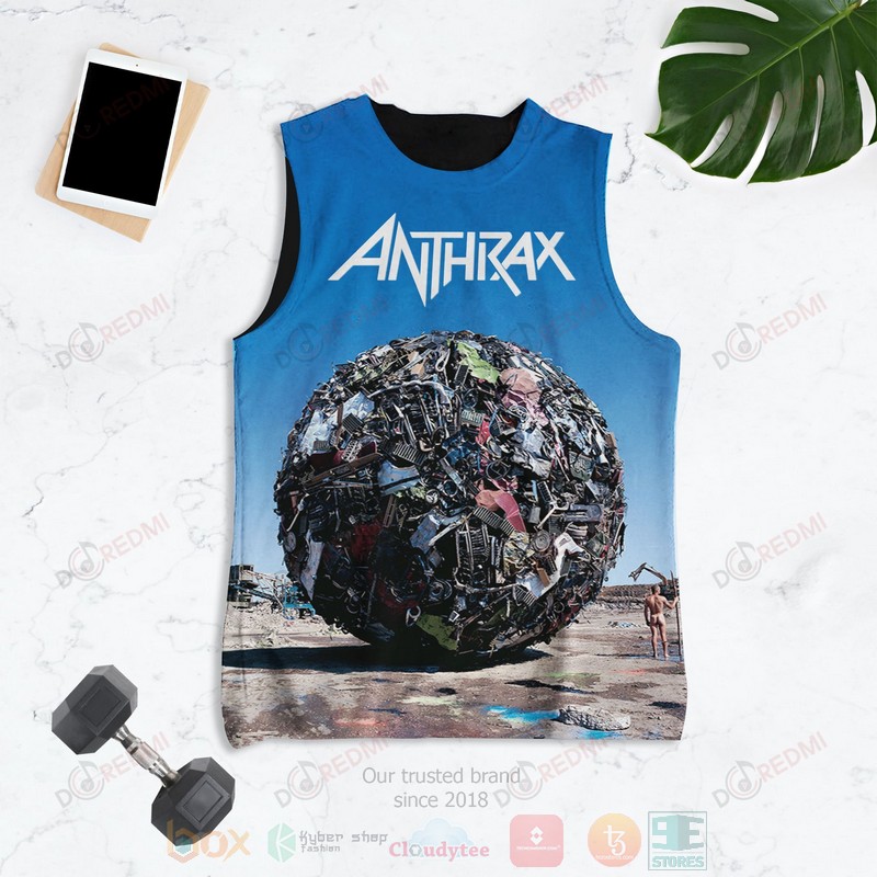 HOT Anthrax Music of Mass Destruction 3D Tank Top 2
