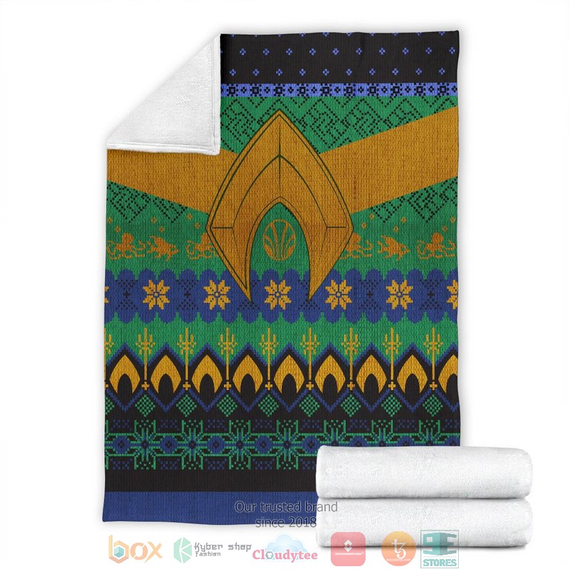 BEST Aquaman Christmas Soft Blanket 7 BEST Aquaman Christmas Soft Blanket - Image 7