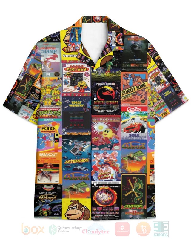 STYLE Arcade Games Short Sleeve Hawaii Shirt 4