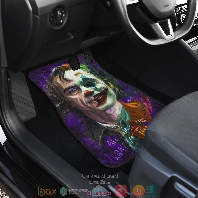 BEST Art Joker Suicide Squad Movie Car Floor Mat 3