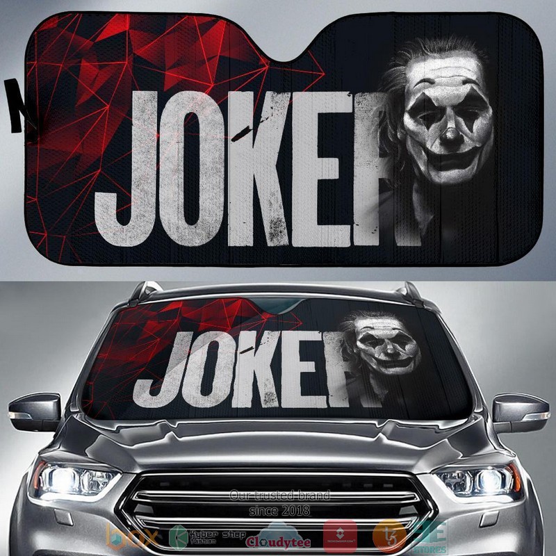 BEST Art Joker Suicide Squad Movie 3D Car Sunshades 7