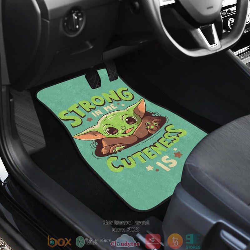 BEST Baby Yoda Cute The Mandalorian Movies Car Floor Mat 6