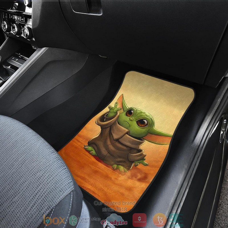 BEST Baby Yoda The Mandalorian Movies Car Floor Mat 4