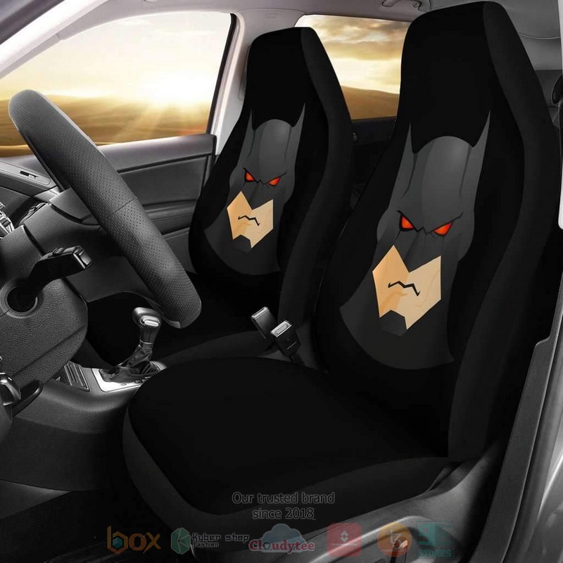 BEST Batman Cartoon DC Comics black Car Seat Covers 9