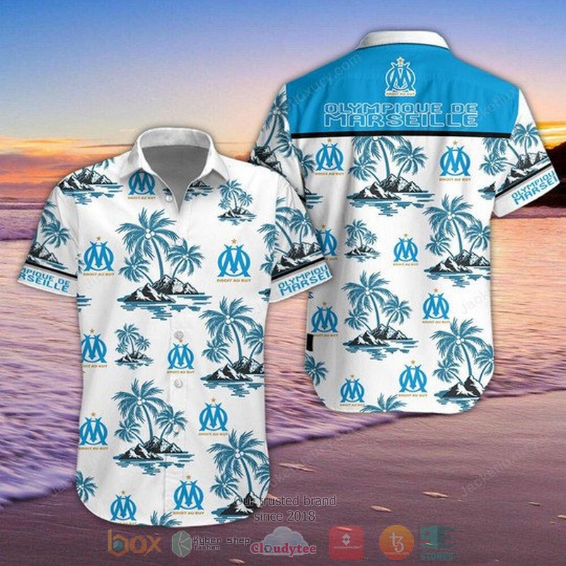 Olympique de Marseille Hawaiian Shirt 7