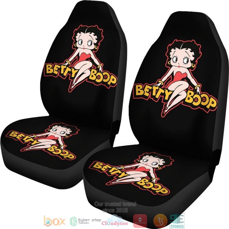 BEST Betty Boop Betty Boop Cartoon Black Car Seat Cover 14