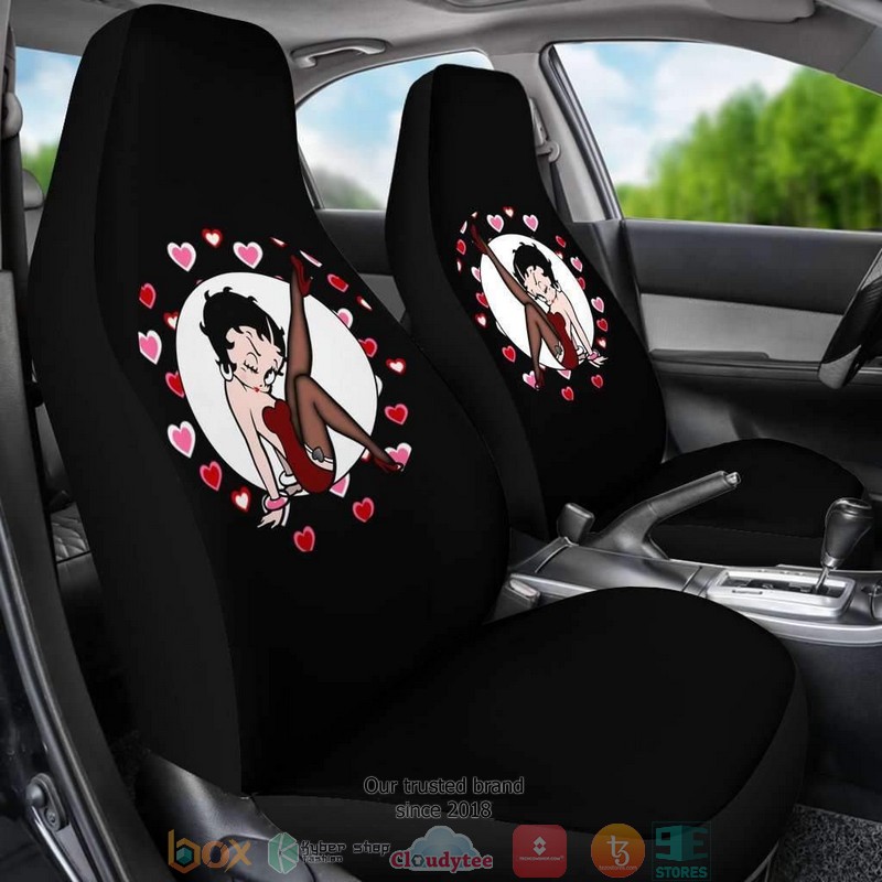 BEST Betty Boop Betty Boop Hearts Car Seat Cover 6