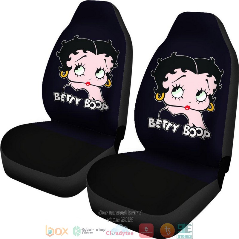BEST Betty Boop Betty Boop In Black Car Seat Cover 14