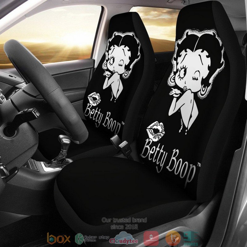 BEST Betty Boop Betty Boop Kiss Cartoon Car Seat Cover 3
