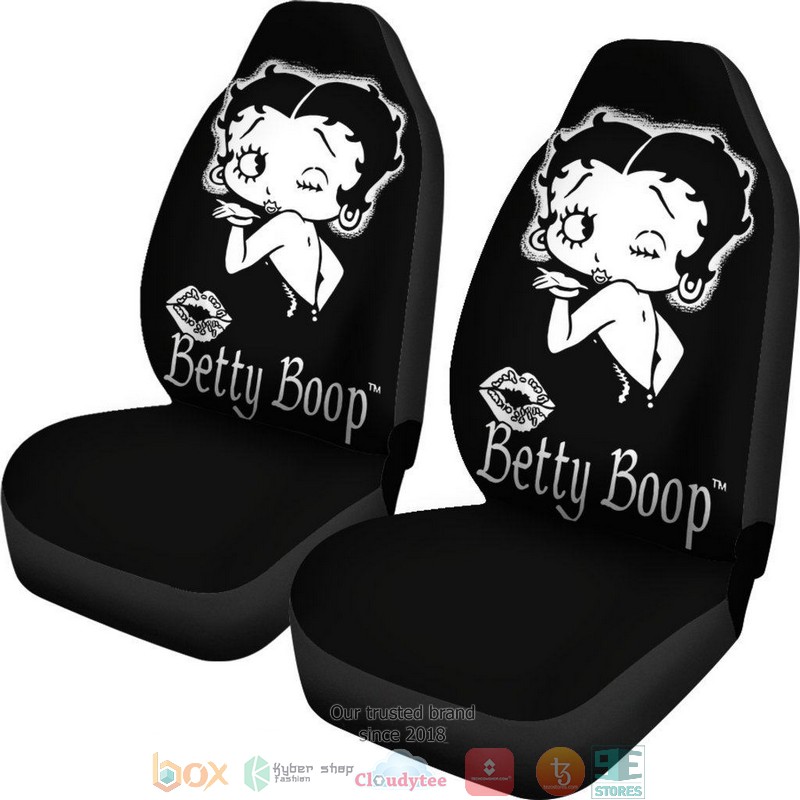 BEST Betty Boop Betty Boop Kiss Cartoon Car Seat Cover 4