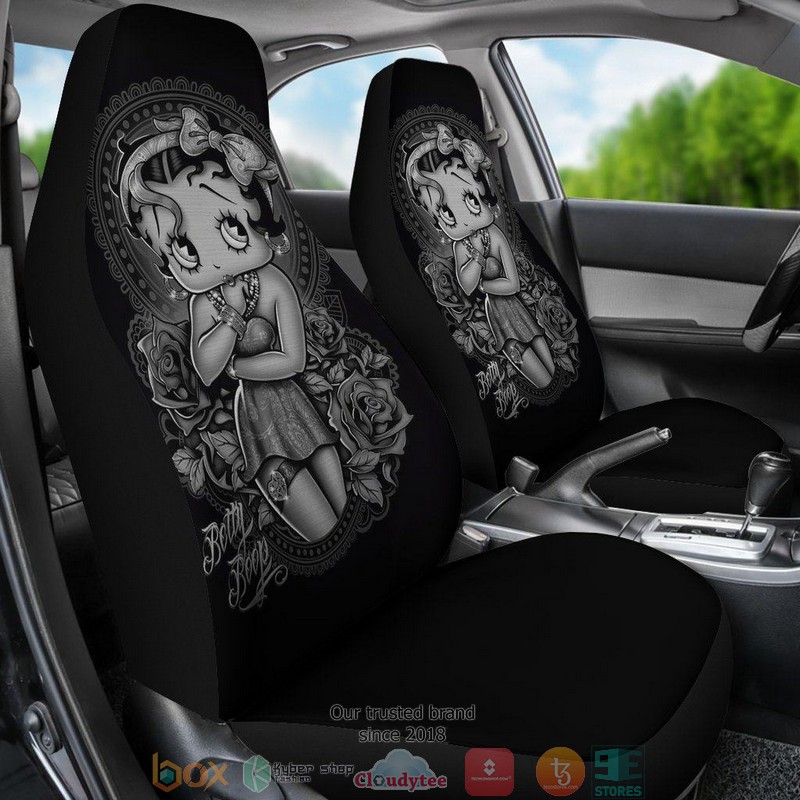 BEST Betty Boop Betty Boop Tattoo Art Cartoon Car Seat Cover 3
