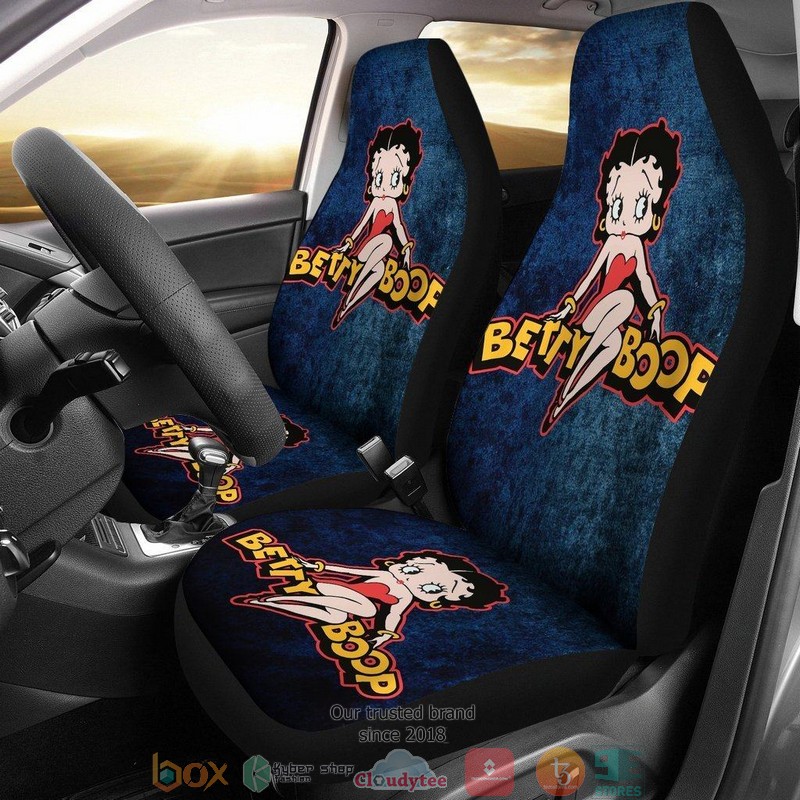 BEST Betty Boop Betty Boop Heart Art Cartoon Red Car Seat Cover 10