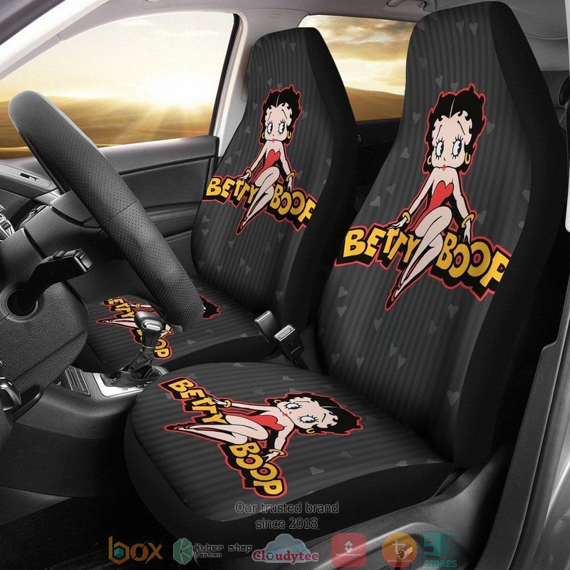BEST Betty Boop Cartoon Betty Boop Hearts Car Seat Cover 11