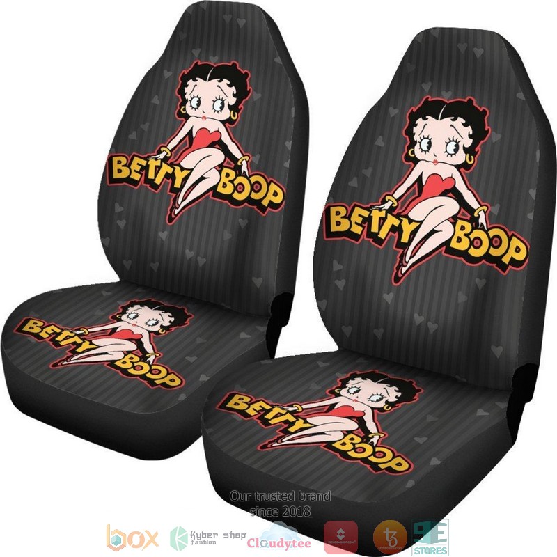 BEST Betty Boop Hearts Betty Boop Cartoon Car Seat Cover 14