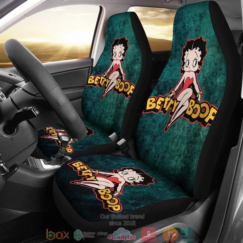 BEST Betty Boop Hearts Betty Boop Cartoon Car Seat Cover 9