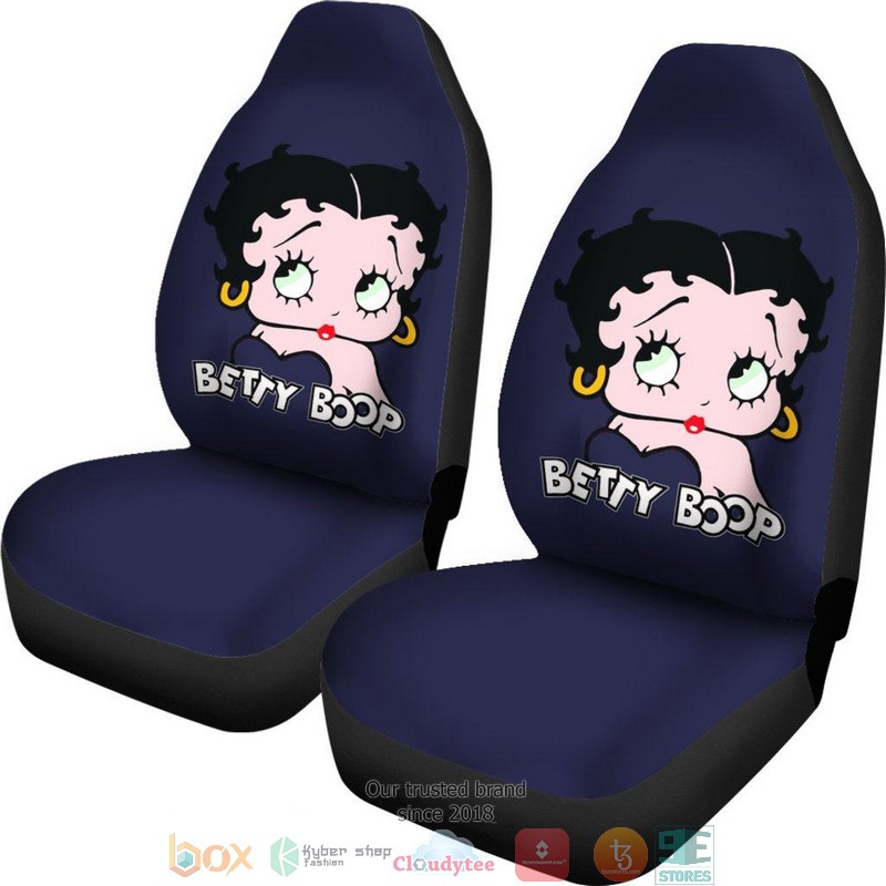 BEST Betty Boop Pretty Betty Boop Navy Car Seat Cover 5